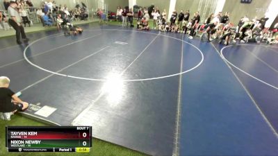 70 lbs Semis & 1st Wrestleback (8 Team) - Nixon Newby, Westlake vs Tayven Kem, Ravage