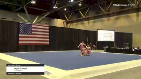 Jayde DeVaul - Women's Group, Xtreme Acro - 2021 USA Gymnastics Championships
