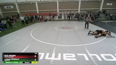 150 lbs Quarterfinal - Logan McNally, Wasatch vs Gus Higgins, Mountain View