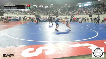 113 lbs Consi Of 8 #1 - Courage Pham, Deer Creek Wrestling vs Maddox Masters, Pryor Tigers Wrestling