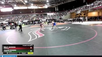 126 lbs Champ. Round 2 - Mason Rogers, Couer D Alene vs Billy Jackson, Redmond