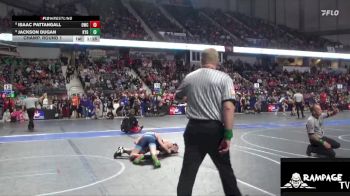 105 lbs Champ. Round 1 - Jackson Dugan, Kansas Young Guns vs Isaac Pattangall, Oberlin Wrestling Club