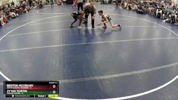 80 lbs Round 3 (6 Team) - Zy`ion Martin, Kansas Mamba vs Benton McCreary, South Dakota Thunder