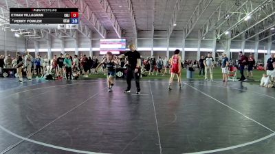 126 lbs Champ. Round 2 - Ethan Villagran, California vs Perry Fowler, Utah