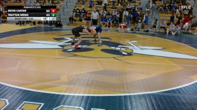 133 lbs Cons. Round 2 - Devin Carter, Southwest State vs Trayton Weiss, Augustana