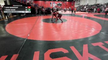 165 lbs Champ. Round 3 - Frank Tagoe, Arlington Heights (HERSEY) vs Luke Grindstaff, Plainfield (NORTH)