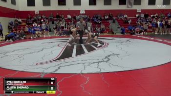126 lbs 5th Place Match - Austin Shepard, AP-GC vs Ryan Koehler, Benton Community