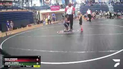 35 lbs Round 6 (8 Team) - Jason Suarez, Storm Wrestling Center vs Nick Steiner, Team Operators