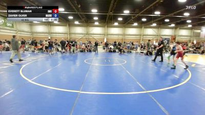 43 kg Rr Rnd 5 - Everett Bluman, DoughBoy WC - HSE vs Zavier Olver, Mat Assassins Blue - HSE