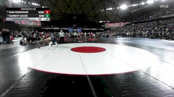 Boys 2A 175 lbs Quarterfinal - Juan Rodriguez, Grandview vs Garrett Goade, Bainbridge