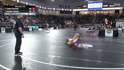 117 lbs Cons. Round 1 - Lanna Walter, Sioux Falls vs Dianna Pineda, Alfred State