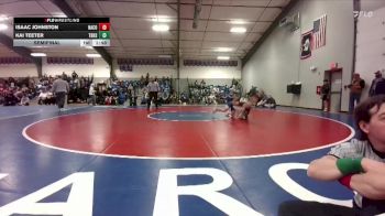 126 lbs Semifinal - Isaac Johnston, Natrona County vs Kai Teeter, Thunder Basin High School