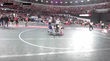 110 lbs Cons. Round 2 - Wyatt Heim, Wrightstown vs Ryan Shaw, Sheboygan Falls Falcons