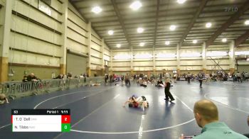 63 lbs Semifinal - Treycen O`Dell, Sanderson Wrestling Academy vs Nikolai Tibbs, Ravage Wrestling Club