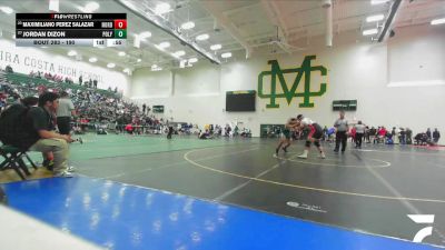 190 lbs Cons. Round 1 - Jordan Dizon, Poly/Long Beach vs Maximiliano Perez Salazar, Redlands East Valley