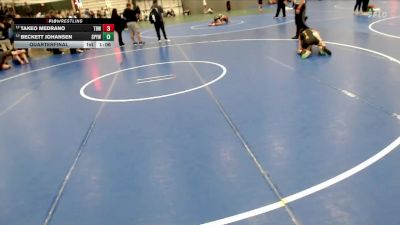 90 lbs Quarterfinal - Takeo Medrano, The Best Wrestler vs Beckett Johansen, St. Paul Youth Wrestling