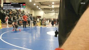 120 lbs Quarterfinal - Emma Smith, Tewksbury vs Sarah Baptiste, Carver