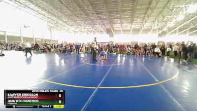 98 lbs Quarterfinal - Quinten Cisneros, Fremont vs Sawyer Eriksson, Aviator Wrestling Academy