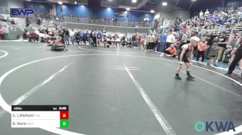 49 lbs Consolation - Gauge Littlefield, Coweta Tiger Wrestling vs Byrd Ware, Cleveland Take Down Club