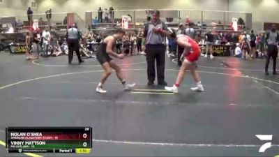 125 lbs Semis & 1st Wrestleback (8 Team) - Nolan O`Shea, American Gladiators-Storm vs Vinny Mattson, MO Outlaws