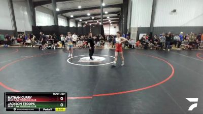 138 lbs Round 3 - Jackson Stoops, Bear Claw Wrestling Club vs Nathan Curry, Bear Claw Wrestling Club