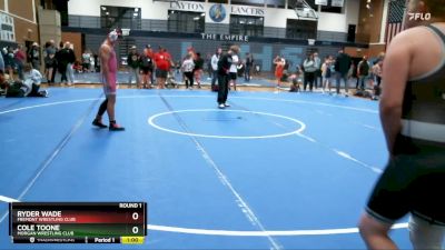 150-161 lbs Round 1 - Ryder Wade, Fremont Wrestling Club vs Cole Toone, Morgan Wrestling Club