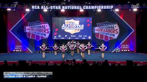 Extreme Cheer & Tumble - Queens [2026 L1.1 Youth - PREP - D2 - Small - A] 2026 NCA All-Star National Championship