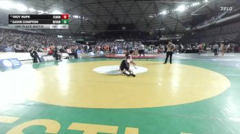 Boys 1A 144 lbs 3rd Place Match - Gavin Compton, Mount Baker vs Troy Rupe, Elma