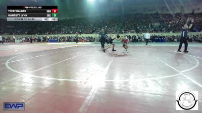 160 lbs Consi Of 64 #2 - Tyce Walker, Union JH vs Garrett Lynn, Shelton Wrestling Academy