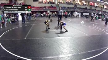 62 lbs 3rd Place Match - Graham Hansen, Syracuse Mat Club vs Exodus Horsechief, Hawks Wrestling Club (Lincoln)