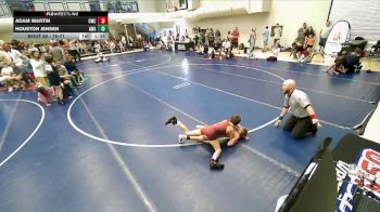 70-71 lbs Round 3 - Houston Jensen, Aviator Wrestling Academy vs Adam Martin, Champions Wrestling Club