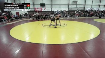 144 lbs Quarterfinal - Kaden Martineau, Juab vs Parker Applegate, Juab