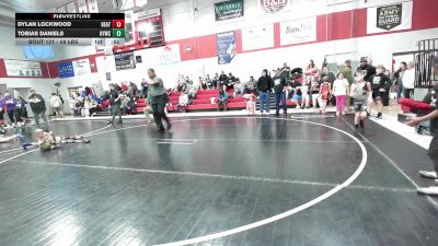 58 lbs Rr Rnd 2 - Dylan Lockwood, Heat vs Tobias Daniels, Hilldale Youth Wrestling Club