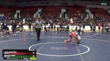 70 lbs Semifinal - Brycen Hein, Buchanan vs Jace Beaston, Simpson