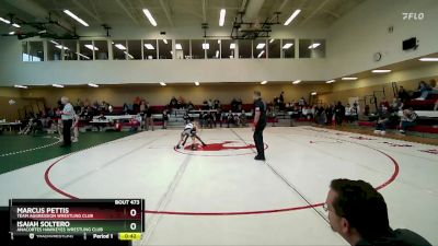 63 lbs Semifinal - Marcus Pettis, Team Aggression Wrestling Club vs Isaiah Soltero, Anacortes Hawkeyes Wrestling Club