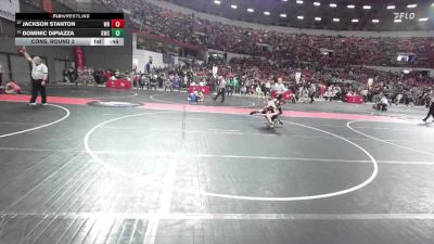94 lbs Cons. Round 2 - Jackson Stanton, Wisconsin Rapids vs Dominic DiPiazza, Kaukauna Wrestling Club