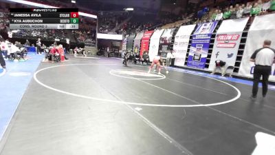 105 Class 1 lbs Cons. Round 3 - Janessa Avila, St. Clair vs Kya Aubuchon, DeSoto