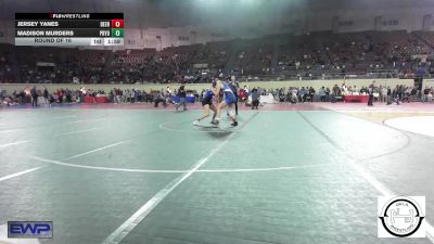 118 lbs Round Of 16 - Jersey Yanes, Deer Creek Wrestling vs Madison Murders, Pryor Tigers Wrestling