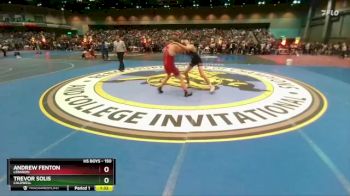 150 lbs Champ. Round 1 - Trevor Solis, Caldwell vs Andrew Fenton, Lebanon