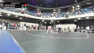 140 lbs Champ. Round 3 - Sophia Domont, Bradley (B.-Bourbonnais) vs Suzanne Stalley, Unattached