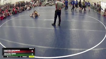 85 lbs Round 3 (6 Team) - Deacon Gibbs, Indiana Blue vs Sawyer Freisberg, Kansas Rattlers