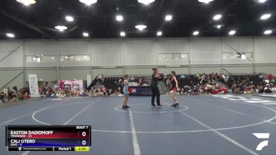 85 lbs Round 2 (8 Team) - Easton Dadiomoff, Tennessee vs Cali Otero, Ohio