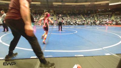 66 lbs Round Of 16 - Aleerah Snow, Champions Wrestling Club vs Stella McCarther, Prodigy Elite Wrestling