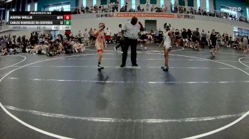 92 lbs Round 4 (6 Team) - Justin Wells, MF Purge Elite vs Carlos Rodriguez De-Cespedes, Eagle Empire