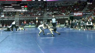 3A-113 lbs Champ. Round 1 - Joey Cahill, Waukee Northwest vs Ike Heysinger, Dubuque Hempstead