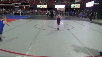 40 lbs Cons. Round 4 - Hunter Michaelson, Elkhorn Wrestling vs Wryder Johnson, Big Game Wrestling Club MT