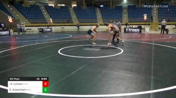 5th Place - Kagan Lenzen, Douglas Wrestling Club vs Grant Crownhart, Bear Cave