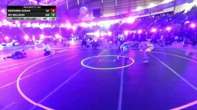 157 lbs Round Of 32 - Benjamin Duran, Top Rank HAC vs Jet Millison, Basehor Bobcats Wrestling