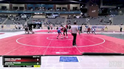 215 lbs Quarterfinal - DIEGO PELLETIER, Madison Central vs Jahvon Frazier, Bryan Station