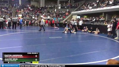 75 lbs Cons. Round 3 - Easton Anderson, Nebraska Wrestling Academy vs Hunter Heun, The Best Wrestler